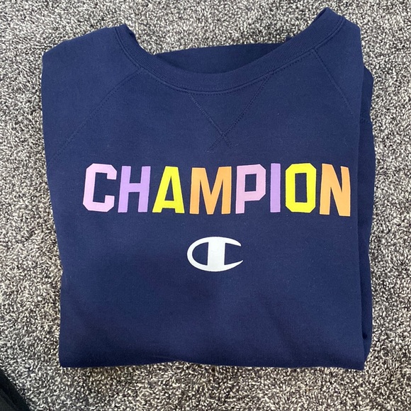 Champion multicolor crew neck - Picture 1 of 2